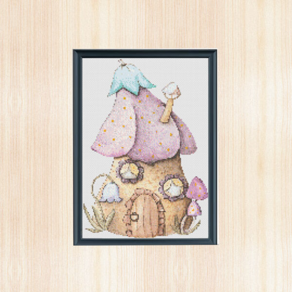 Flower Cottage - PDF Cross Stitch Pattern